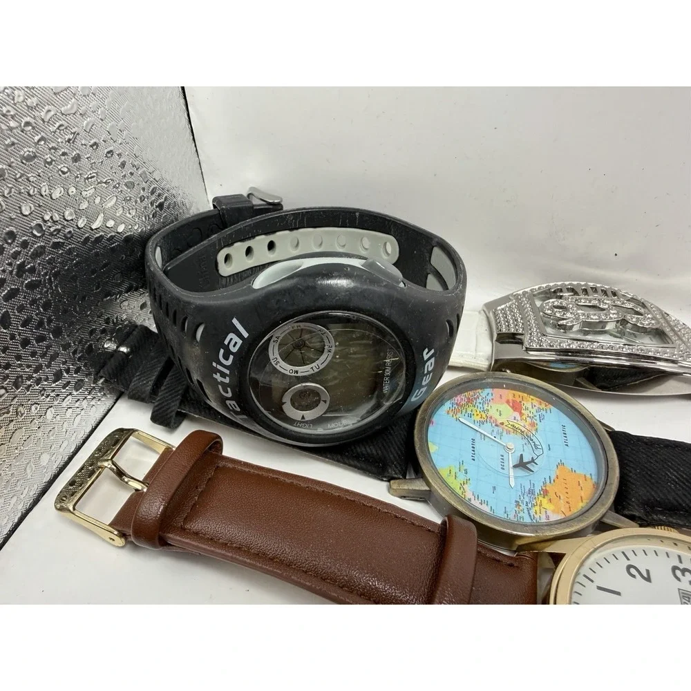 Unbranded Mens Watches Lot Of 17 For‎ Parts Or Repair